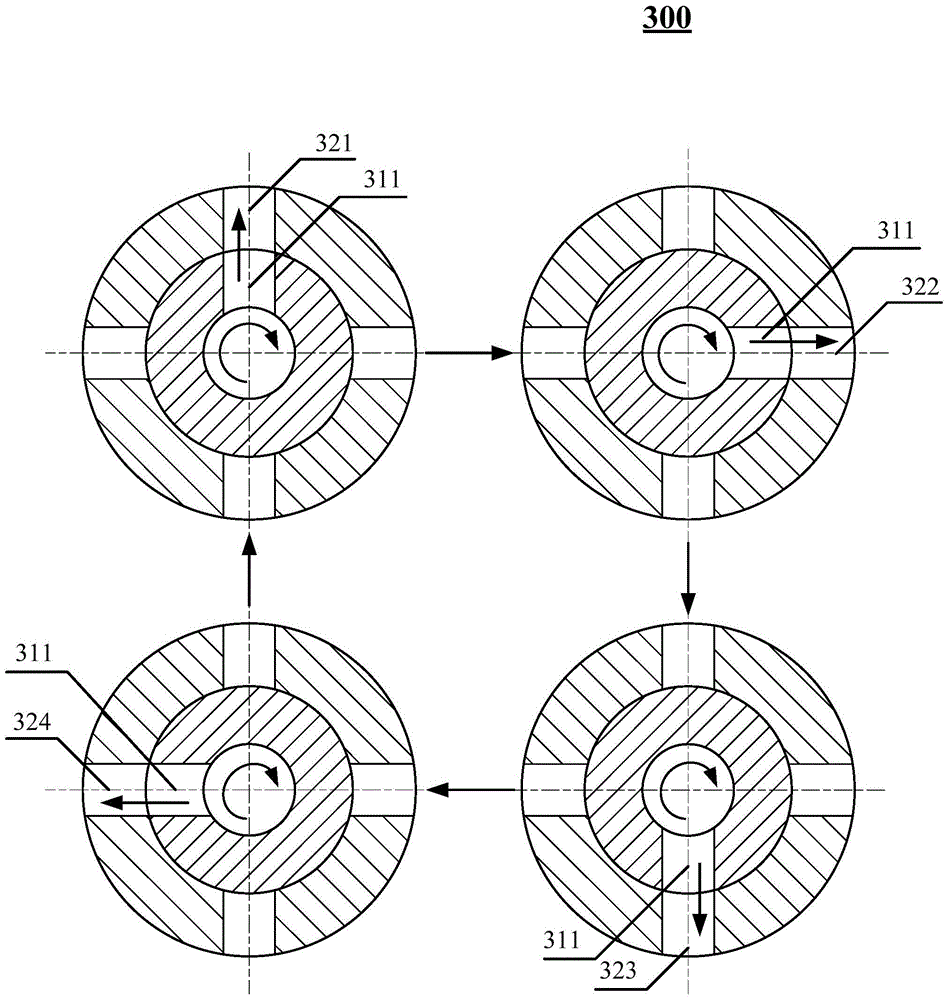 Electrically driven multilateral overflow pulse attenuation control system and multilateral overflow system