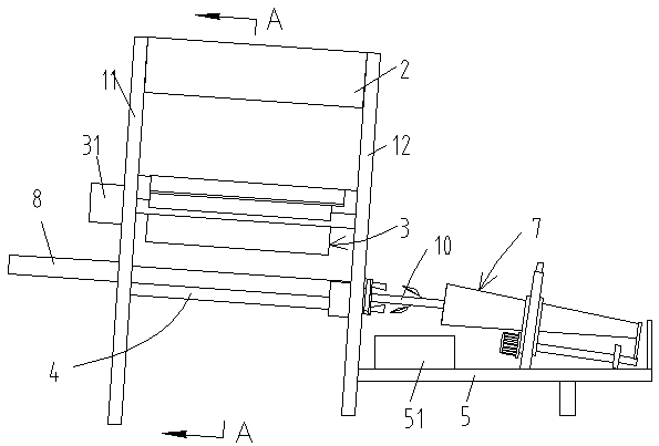 Corn stalk cutting and crushing device