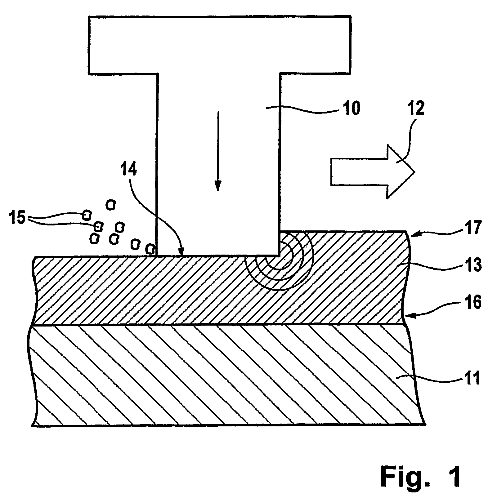 Run-in coating for gas turbines and method for producing same