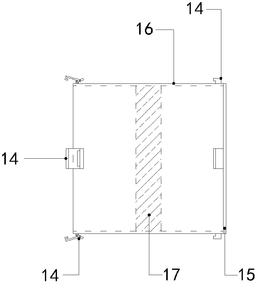 Modular fresh air system and dust-free construction method thereof