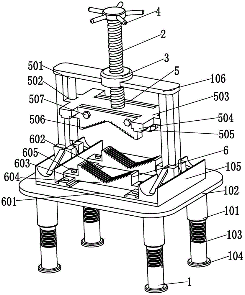 Clamping-position-adjustable pipe clamping device