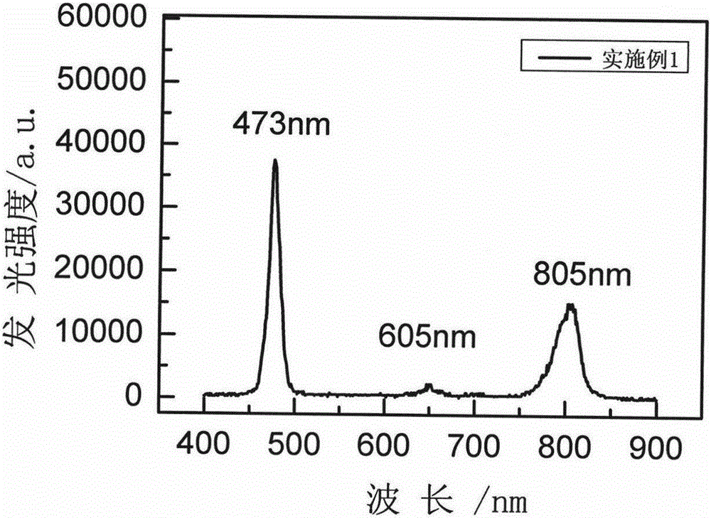 Rare earth ion-doped YI3 glass ceramic and preparation method thereof