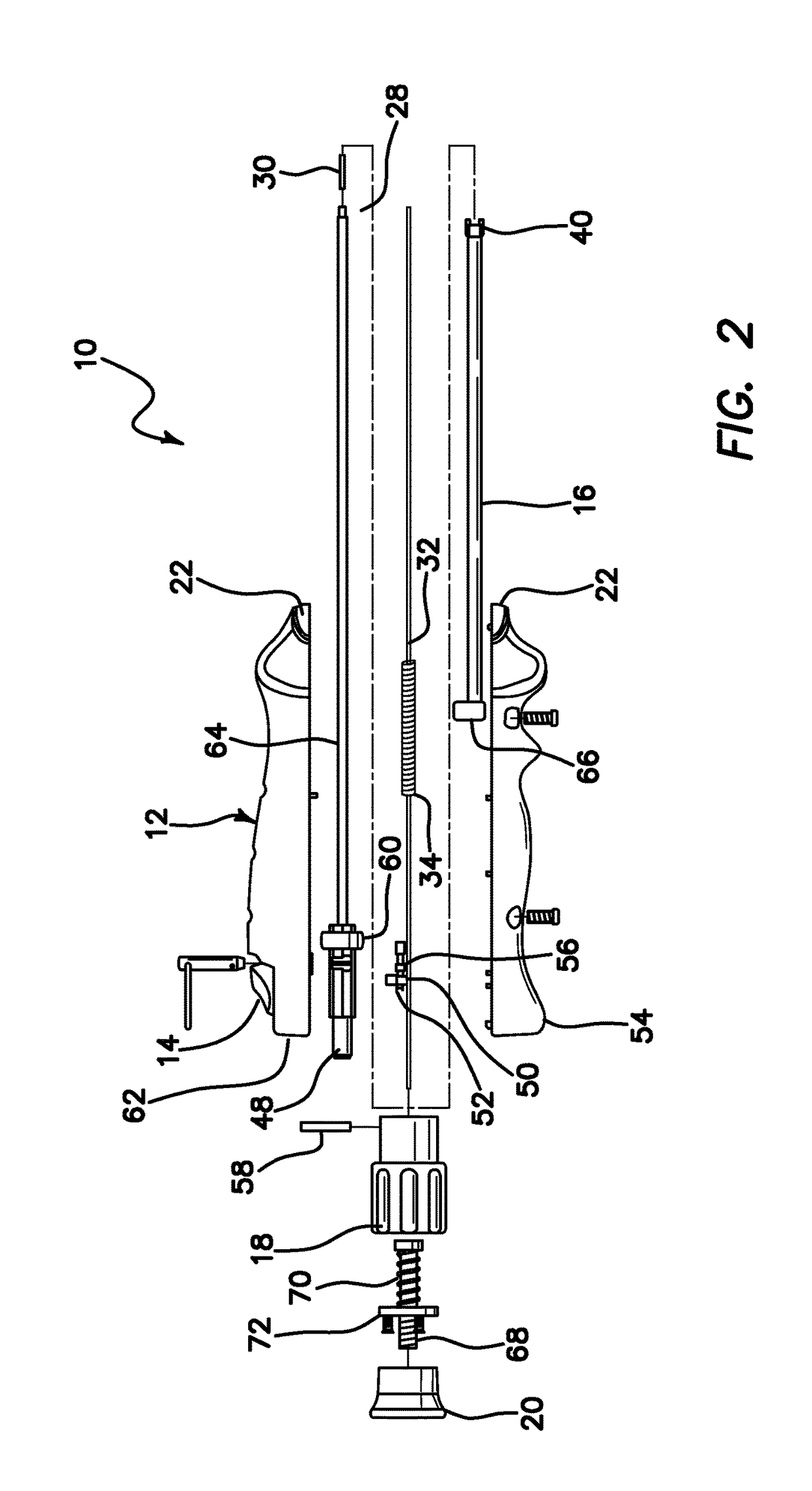 Inserter for soft tissue or bone-to-bone fixation device and methods
