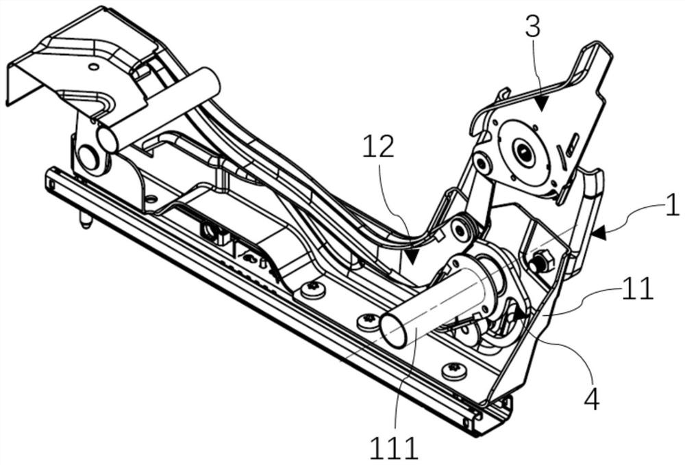 A car seat with a cushion that sinks independently