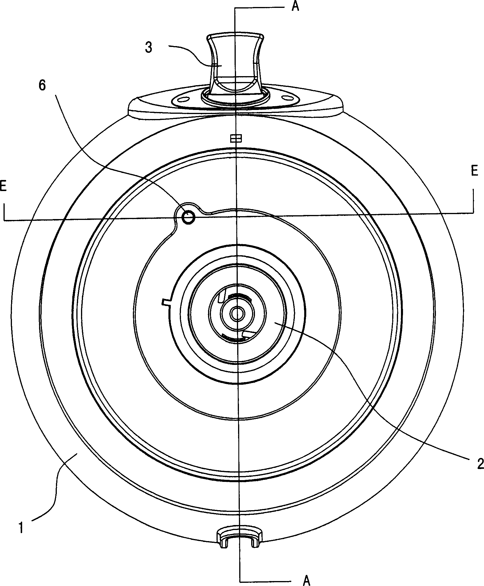 Power outlet for cordless electric appliance