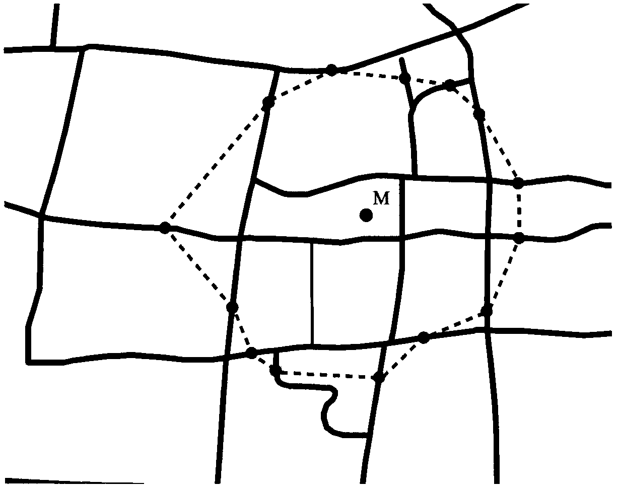 Generating method of pedestribusiness district based on electronic map