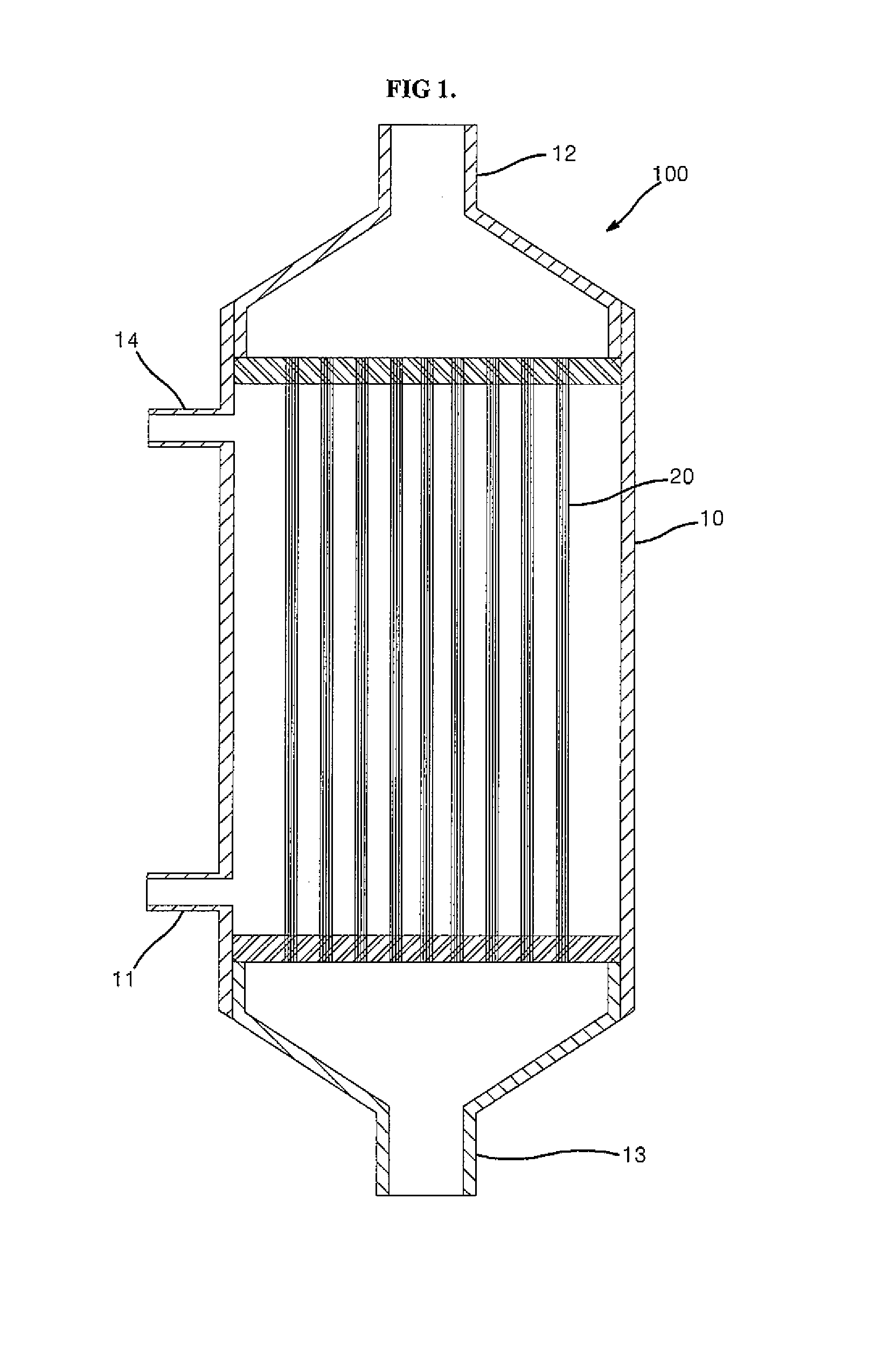 Method of preparing composite membrane module