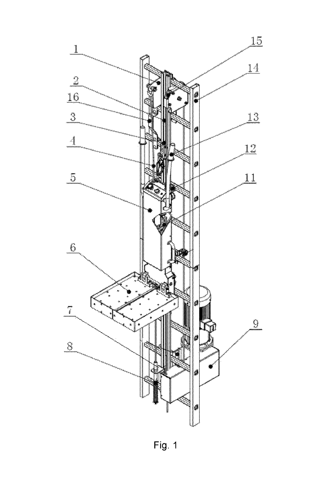 Hoisting device for working in heights