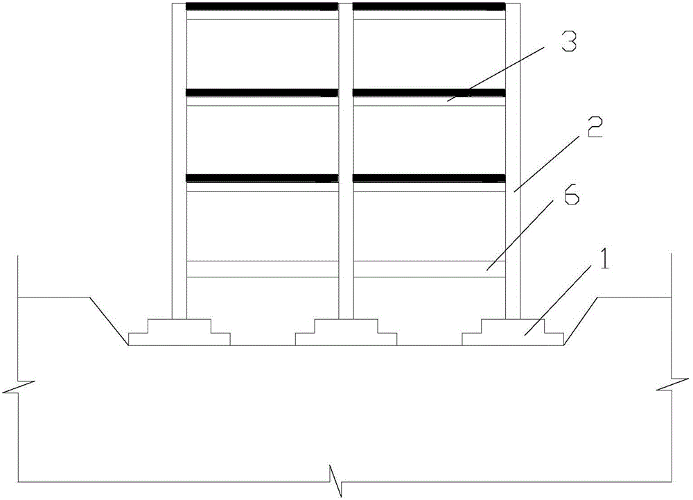 Method for jacking storey-addition and shock insulation of framework-structure building