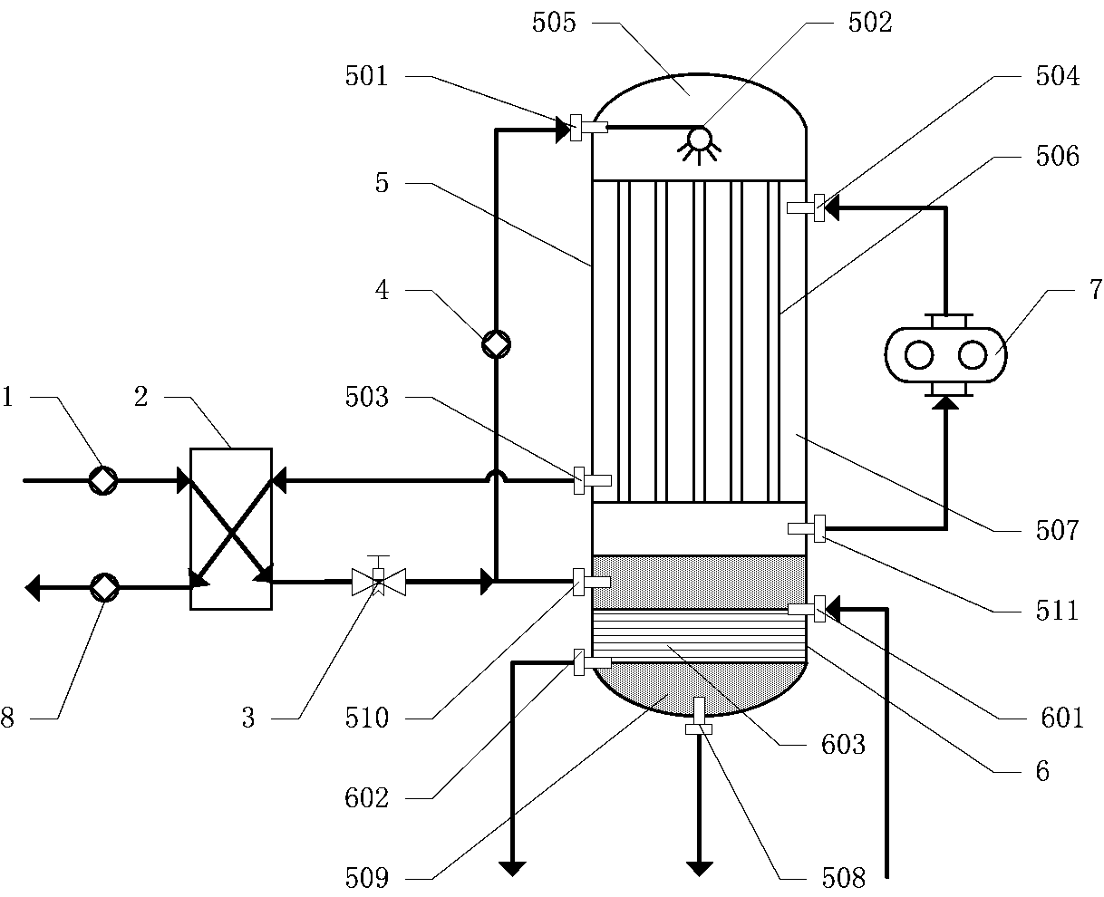 MVR (Mechanical Vapor Recompression) system with external energy compensation