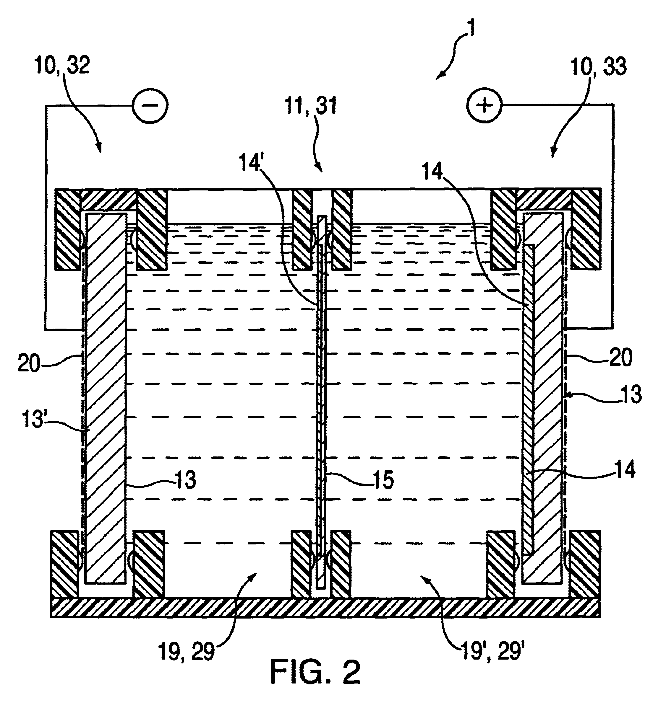 Electrochemical etching cell