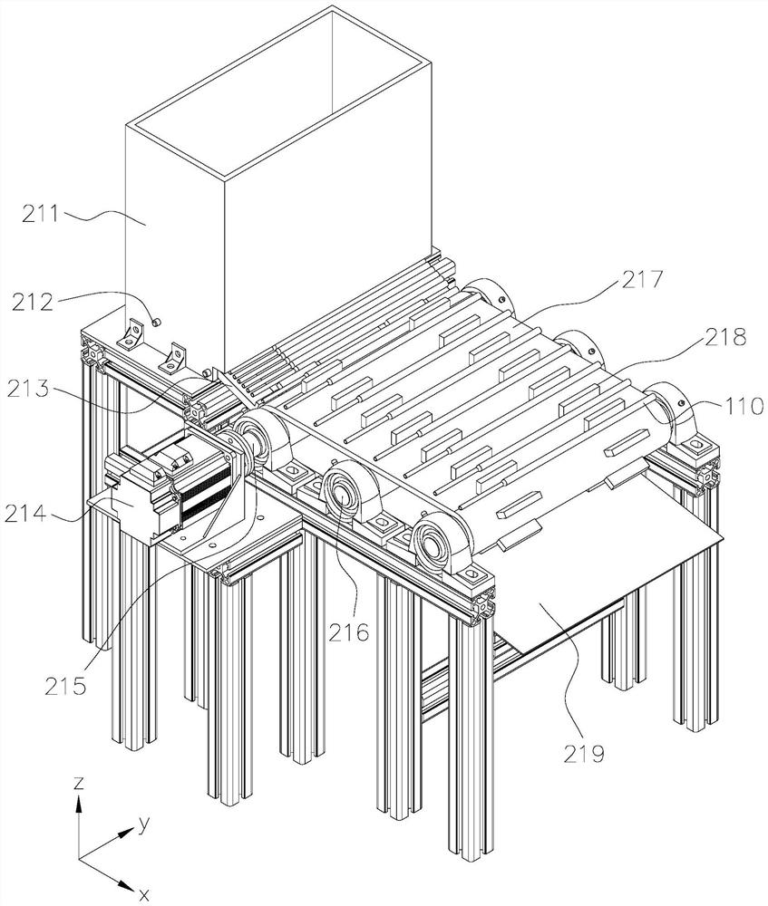 A blanking device and method for automatic production of heat pipes