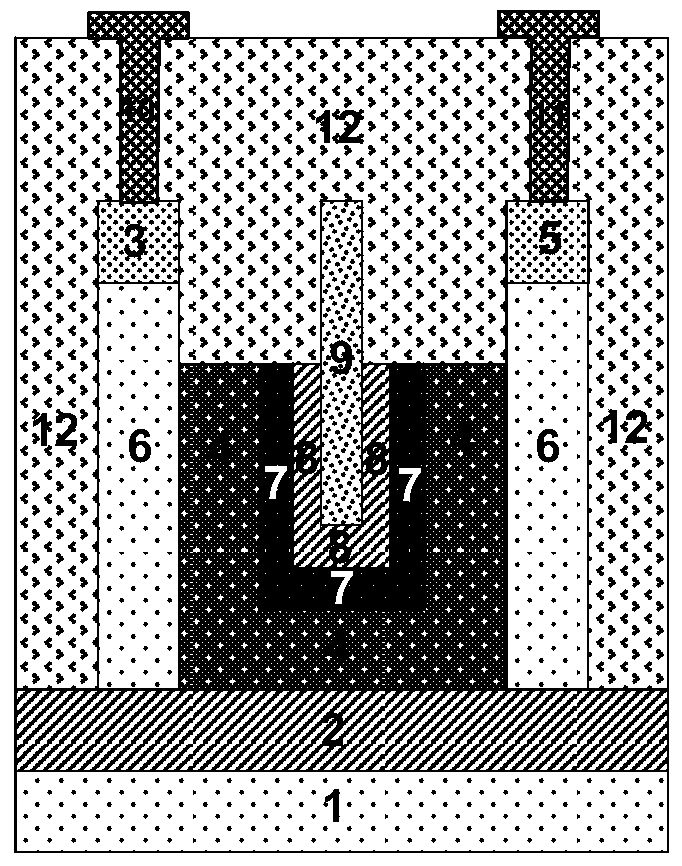 Insulated Gate Tunneling Groove Base Bipolar Transistor with Breakdown Protection