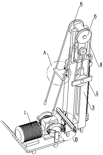 Circular lifting equipment for construction