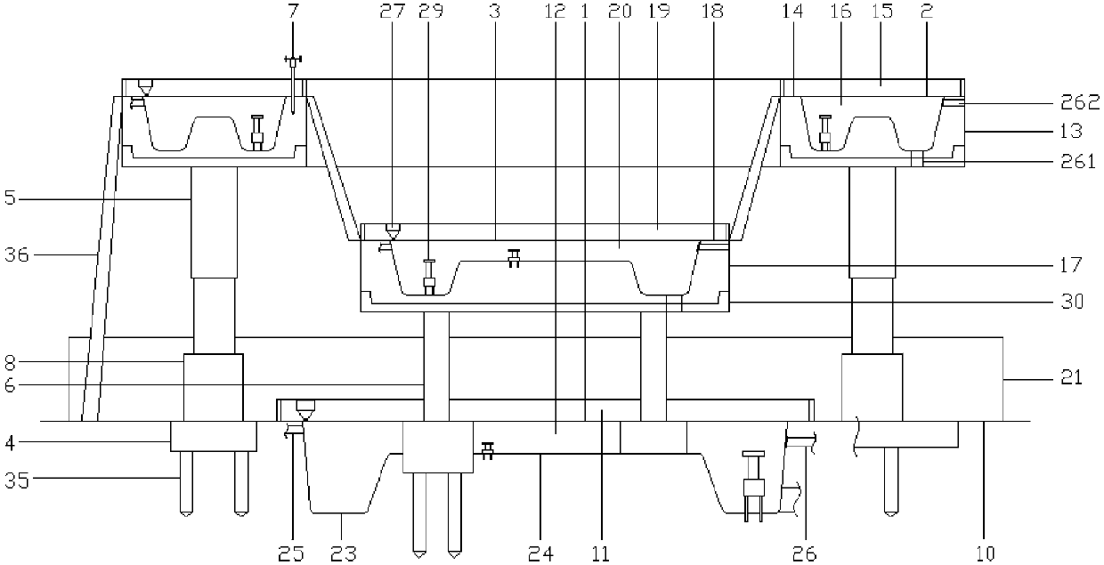 Adjustable lifting multi-layer crab breeding pond