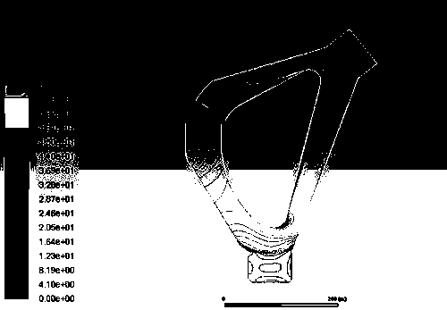 U-shaped double-hopper cyclone dust removal device