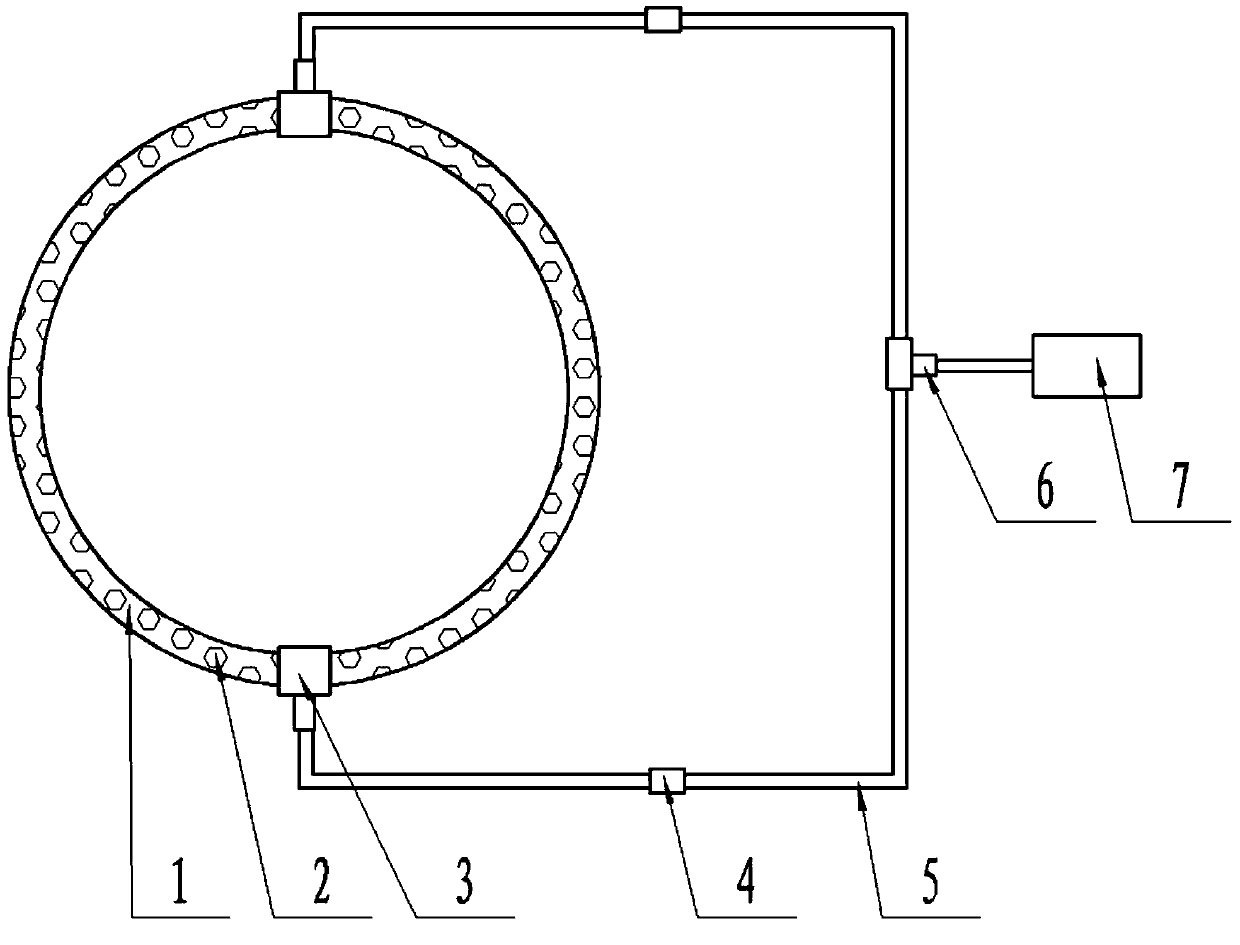 Washing device of deepwater net cage