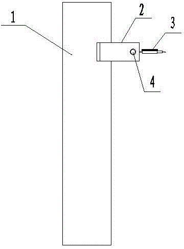 Tool for measuring perpendicularity of relatively large part