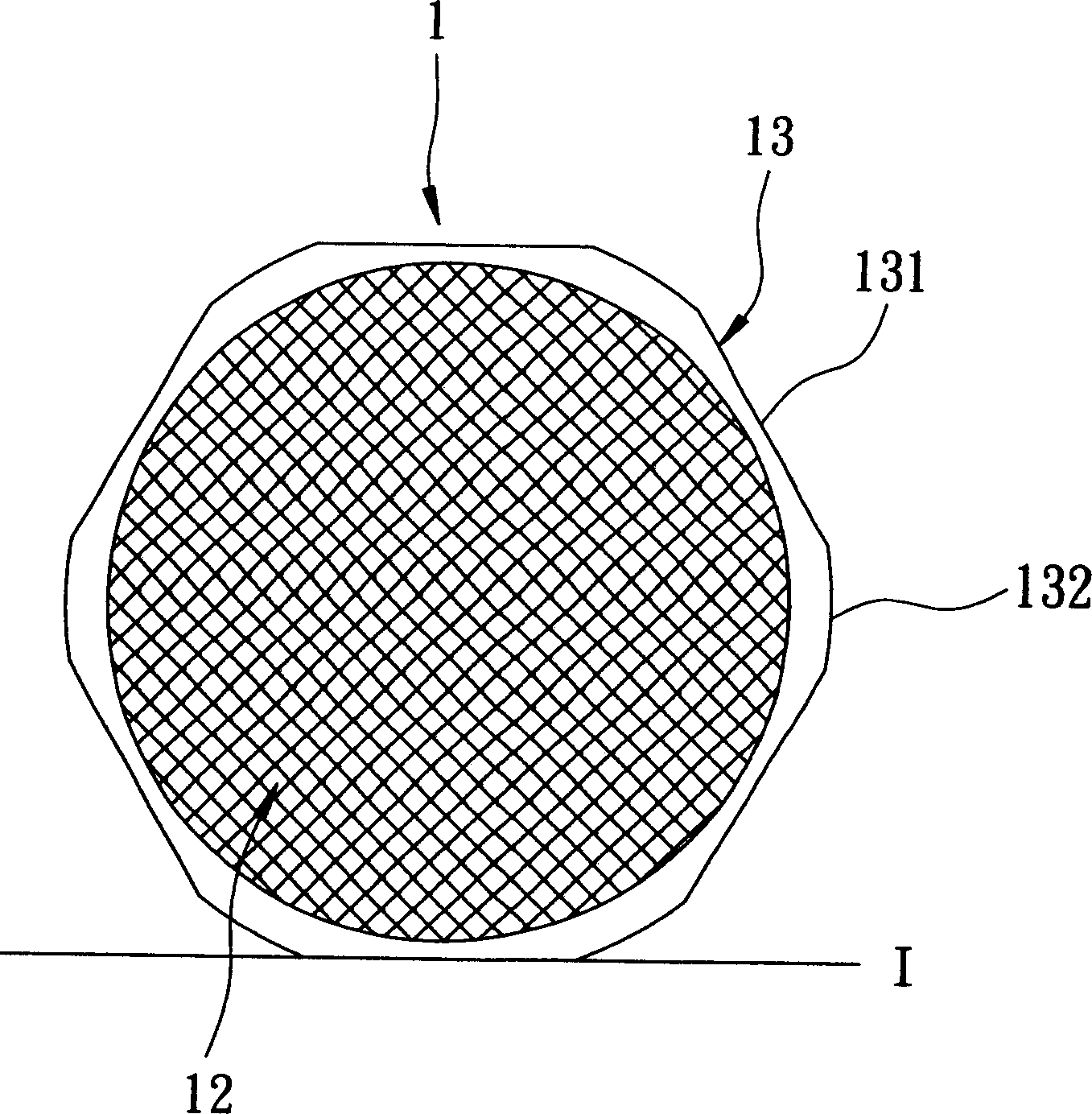 Microphone shell capable of improving placing stability