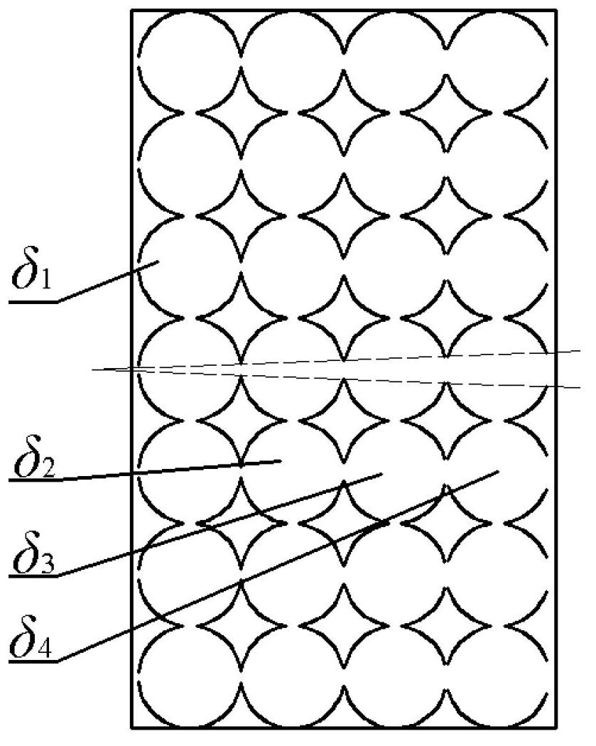 Half-perforated foam sound absorbing structure with variable connectivity rate
