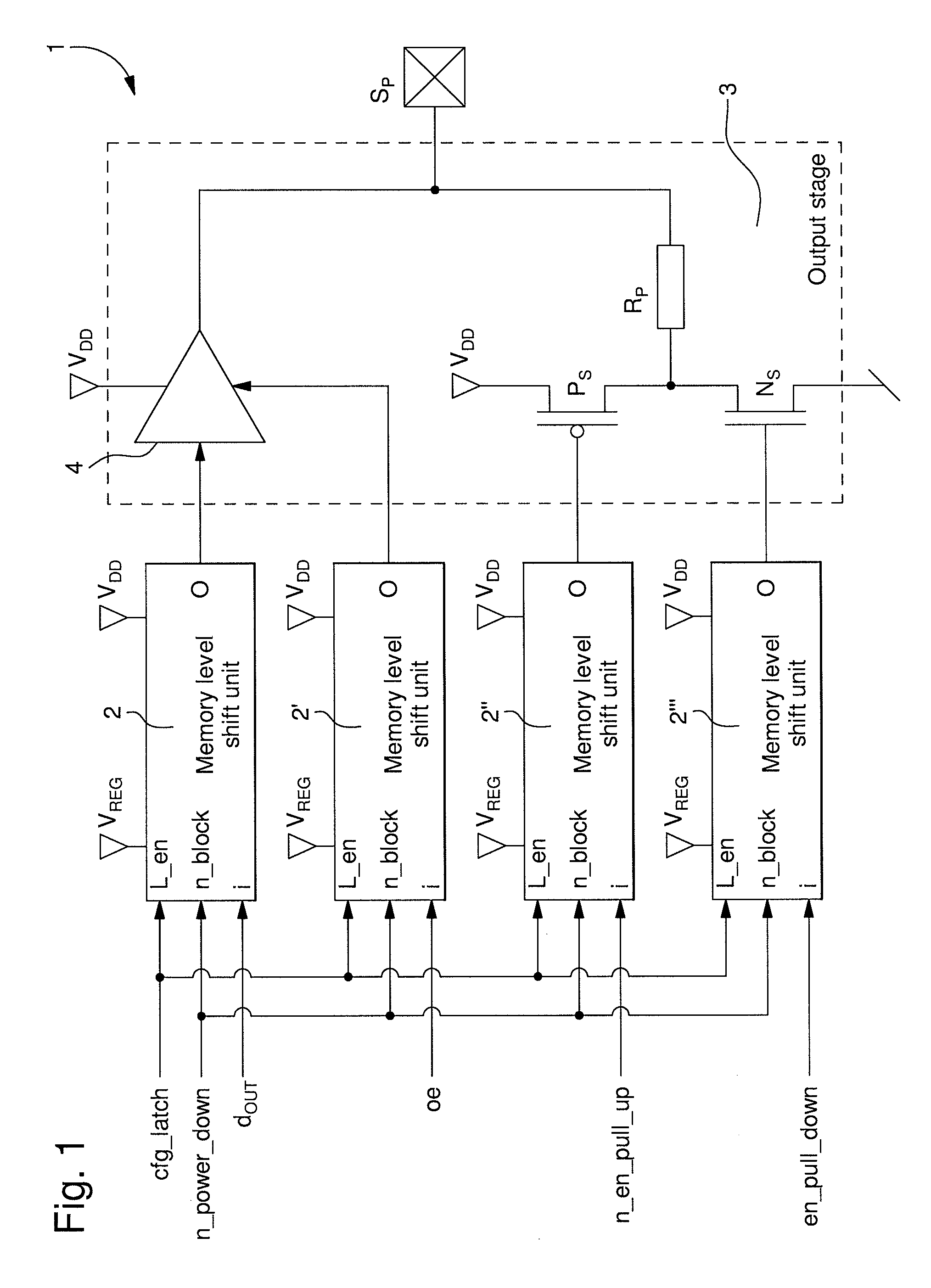 Configuration backup device for the terminals of an integrated circuit and method of enabling the device