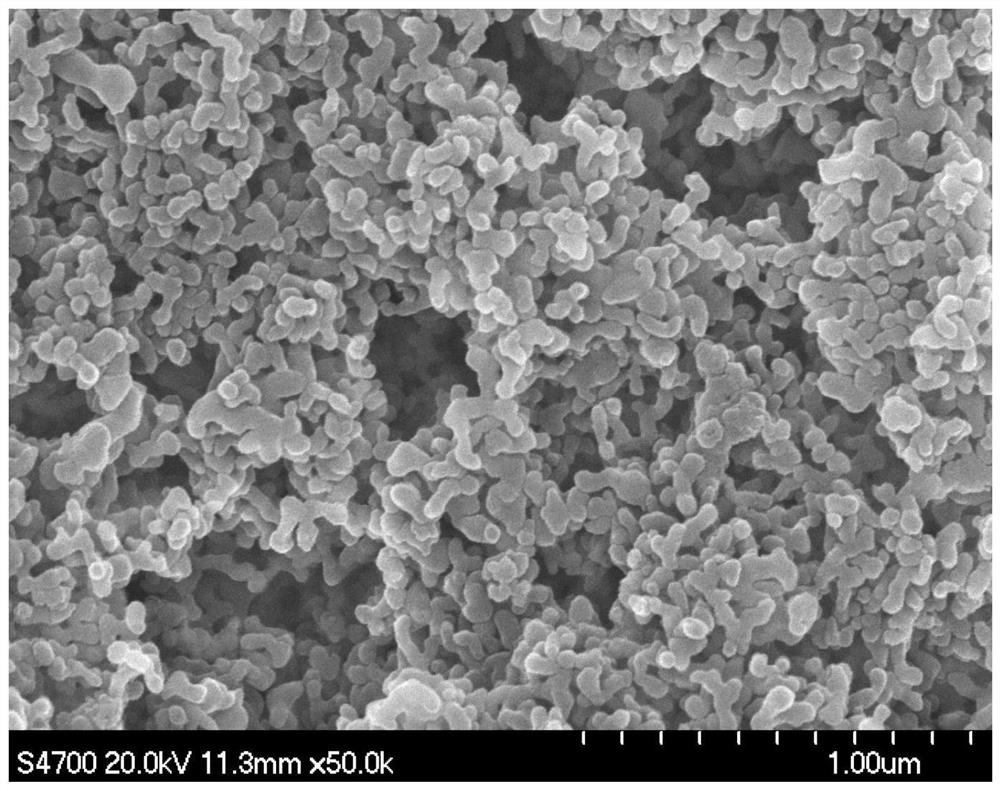 Water-saving and energy-saving precipitation production method of silicon dioxide