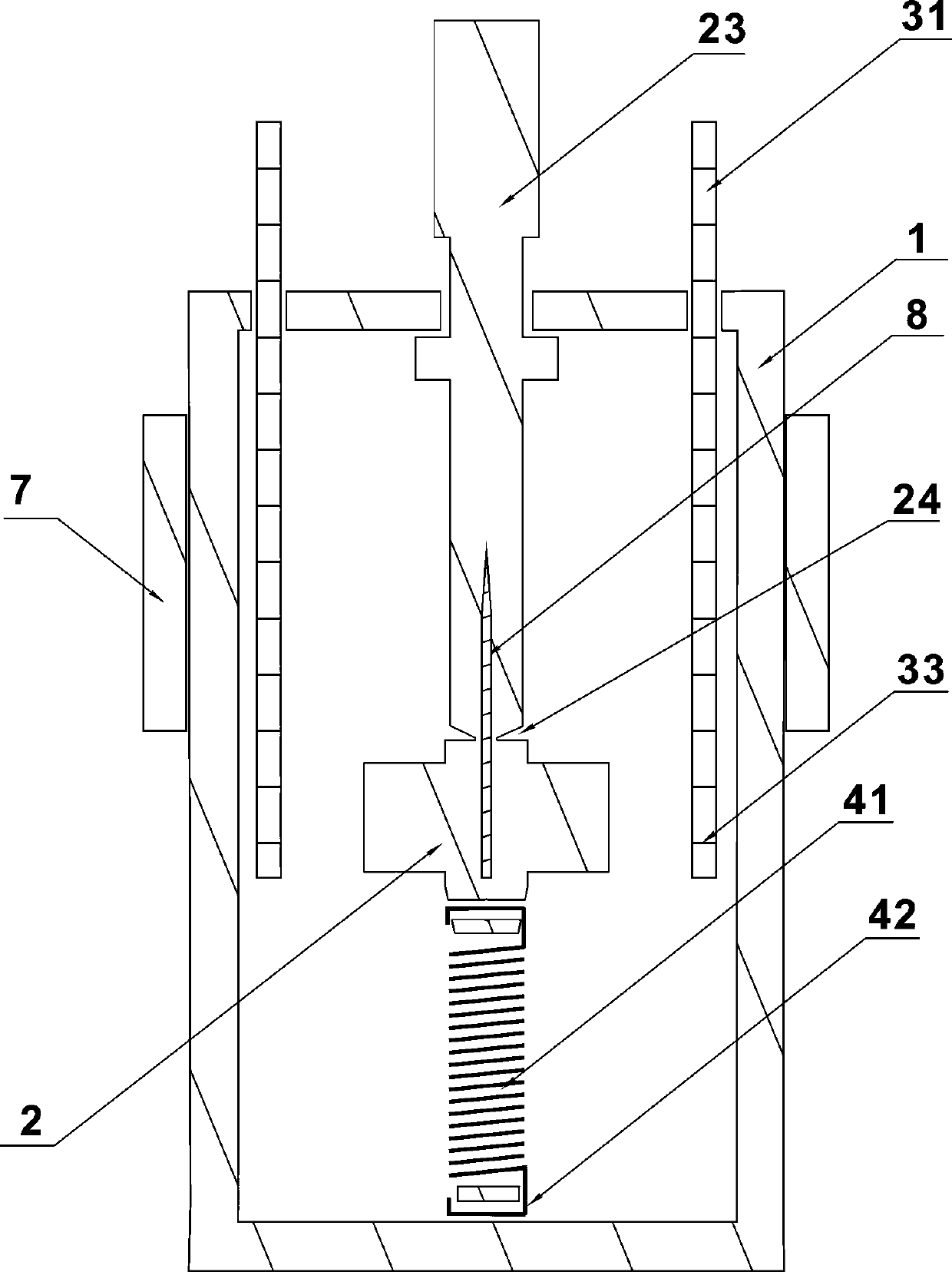 A safety blood collection needle structure