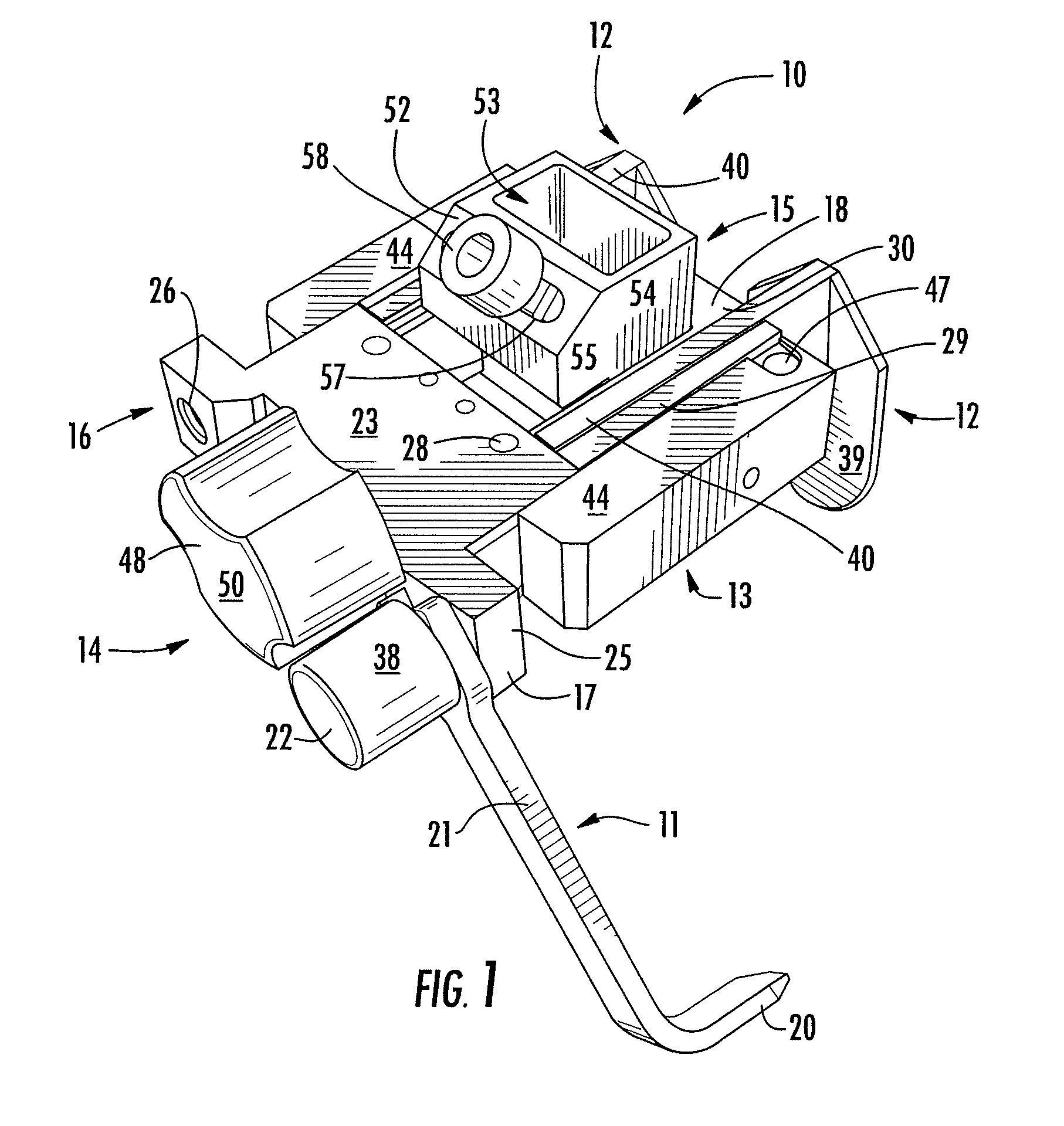 Reference mark adjustment mechanism for a femoral caliper and method of using the same