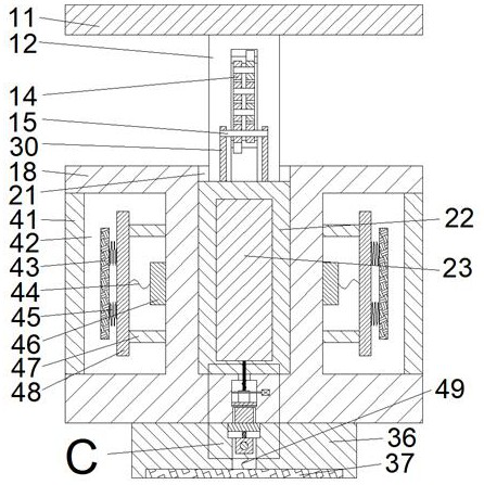 Vehicle-mounted voice recognition adjusting lamp