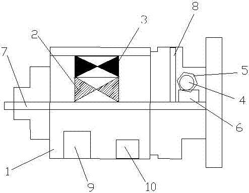 Caterpillar loader motor