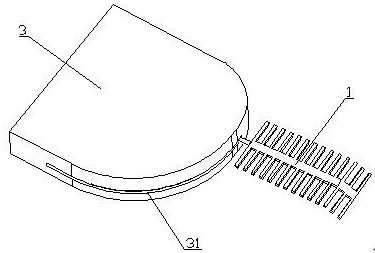 A collection mechanism for suspended garbage cleaning device