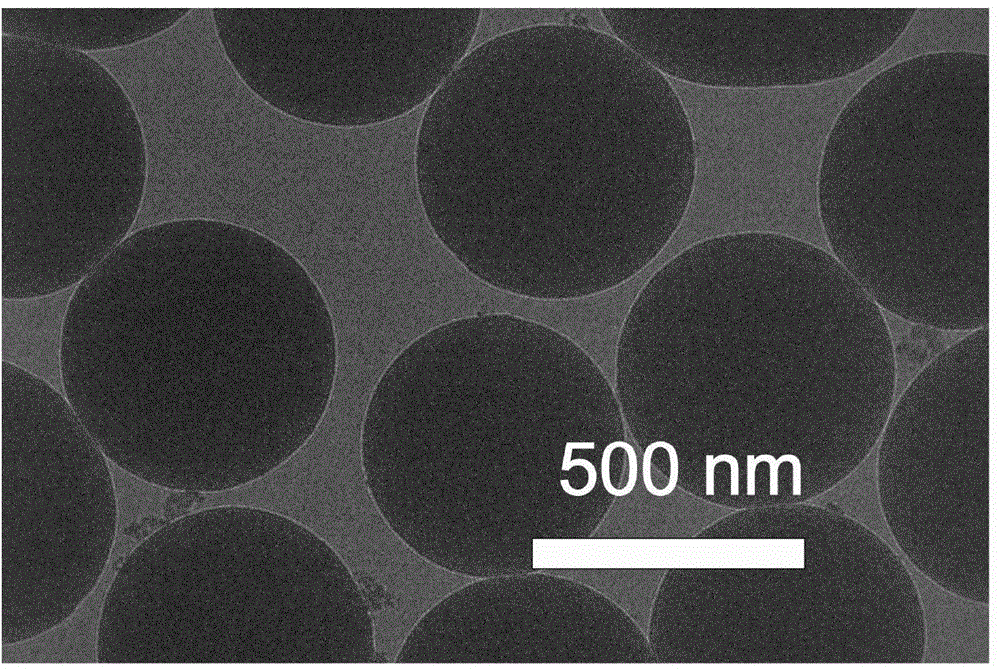 Acidified mesoporous WO3/SiO2 multi-component colloidal sphere and application thereof