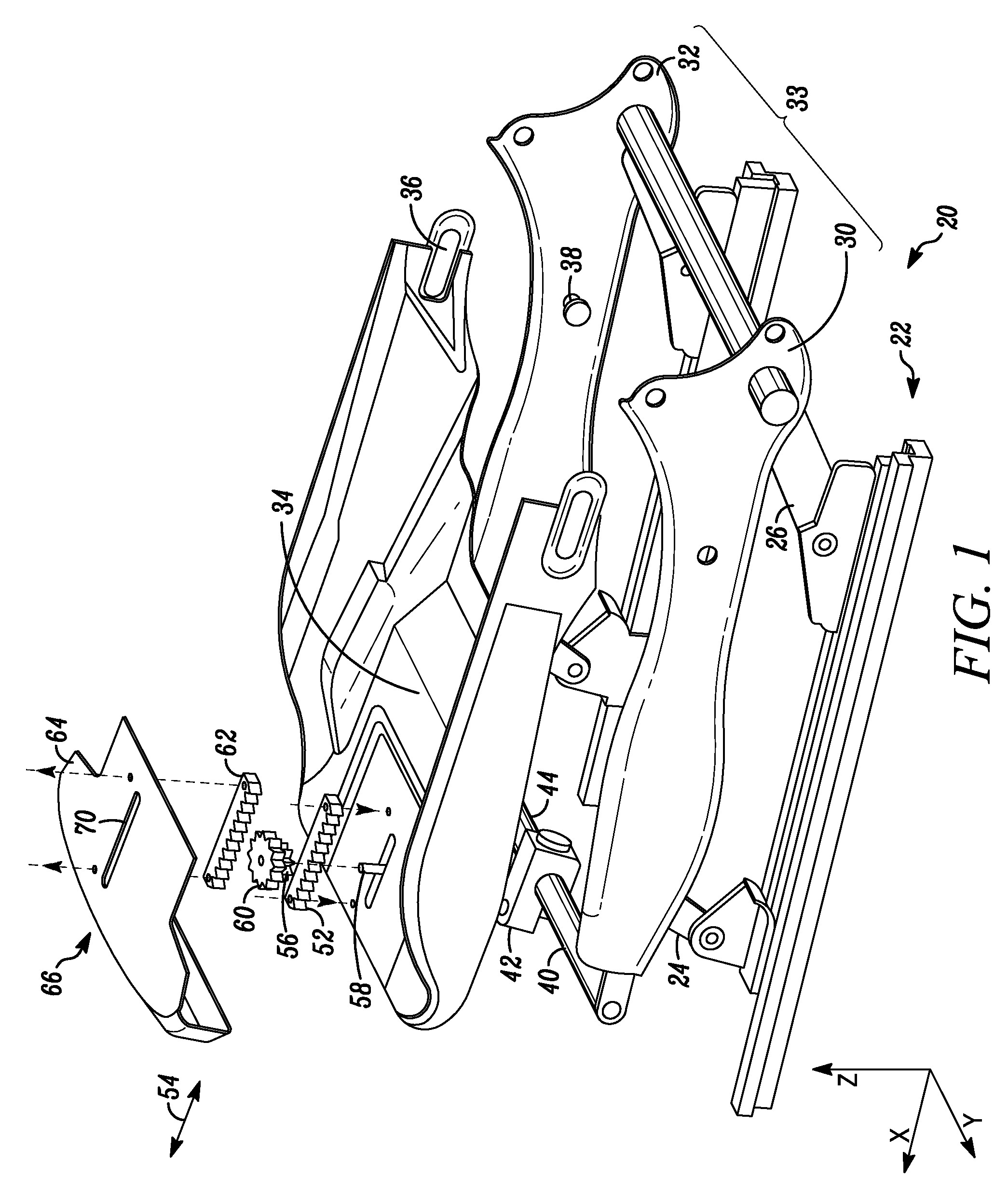Seat-Depth Adjustable Vehicle Seat with a First Seat Part and a Second Seat Part