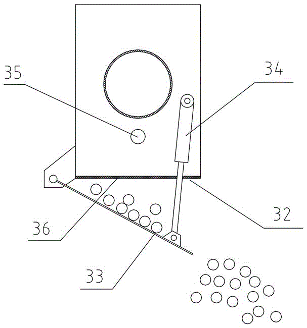 Pneumatic material conveying system with functions of sweeping and collecting