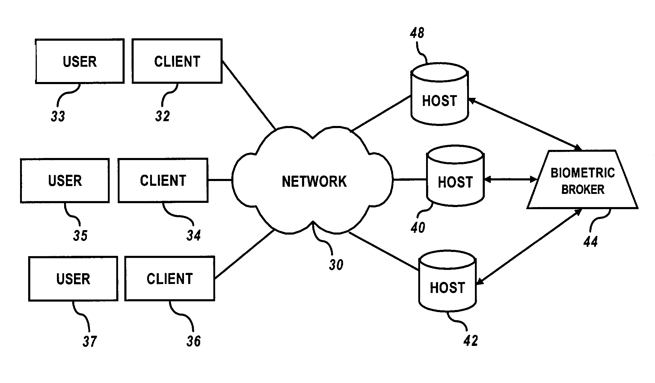 Random biometric authentication apparatus