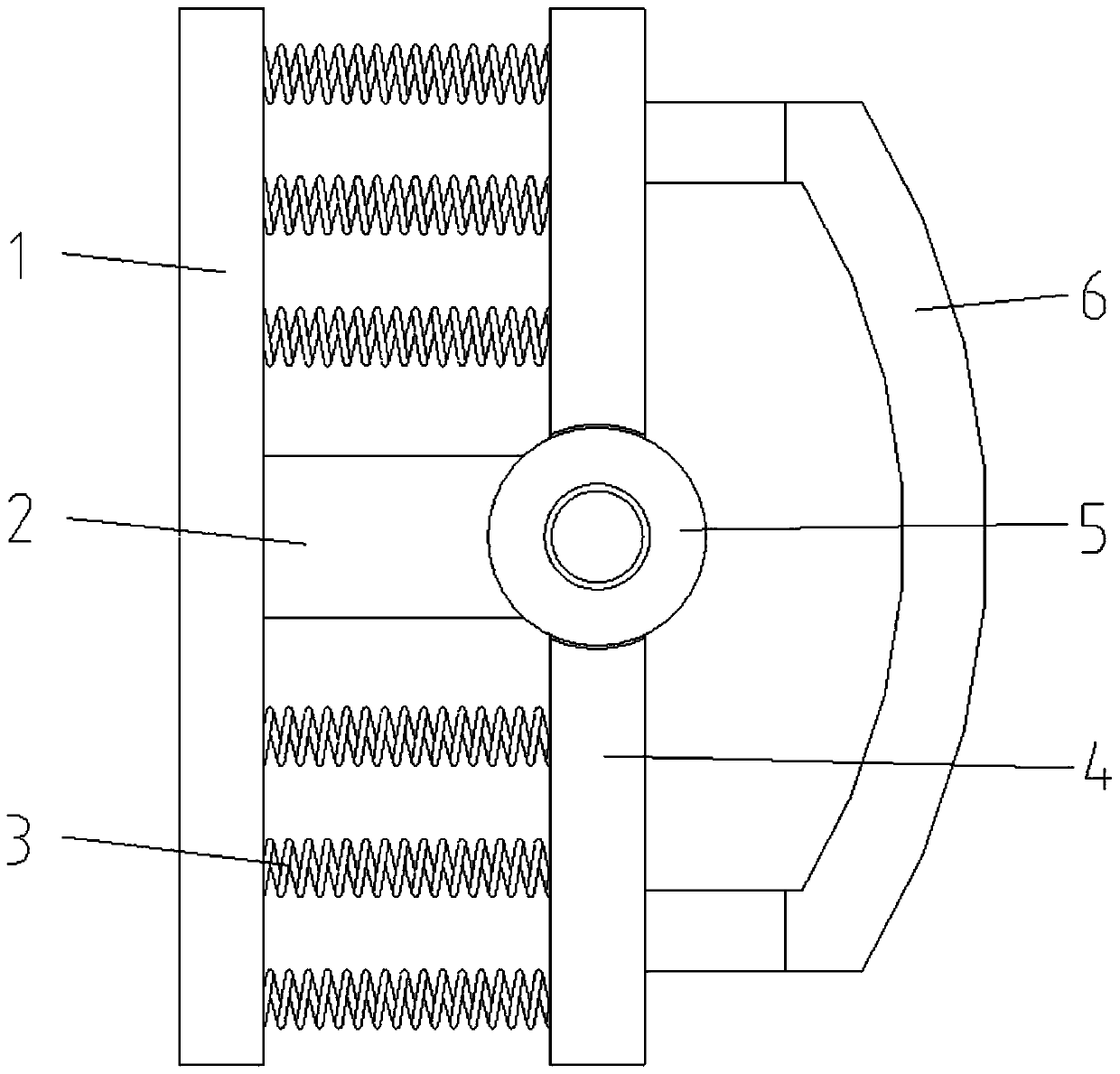 Turnover type get-on handrail device