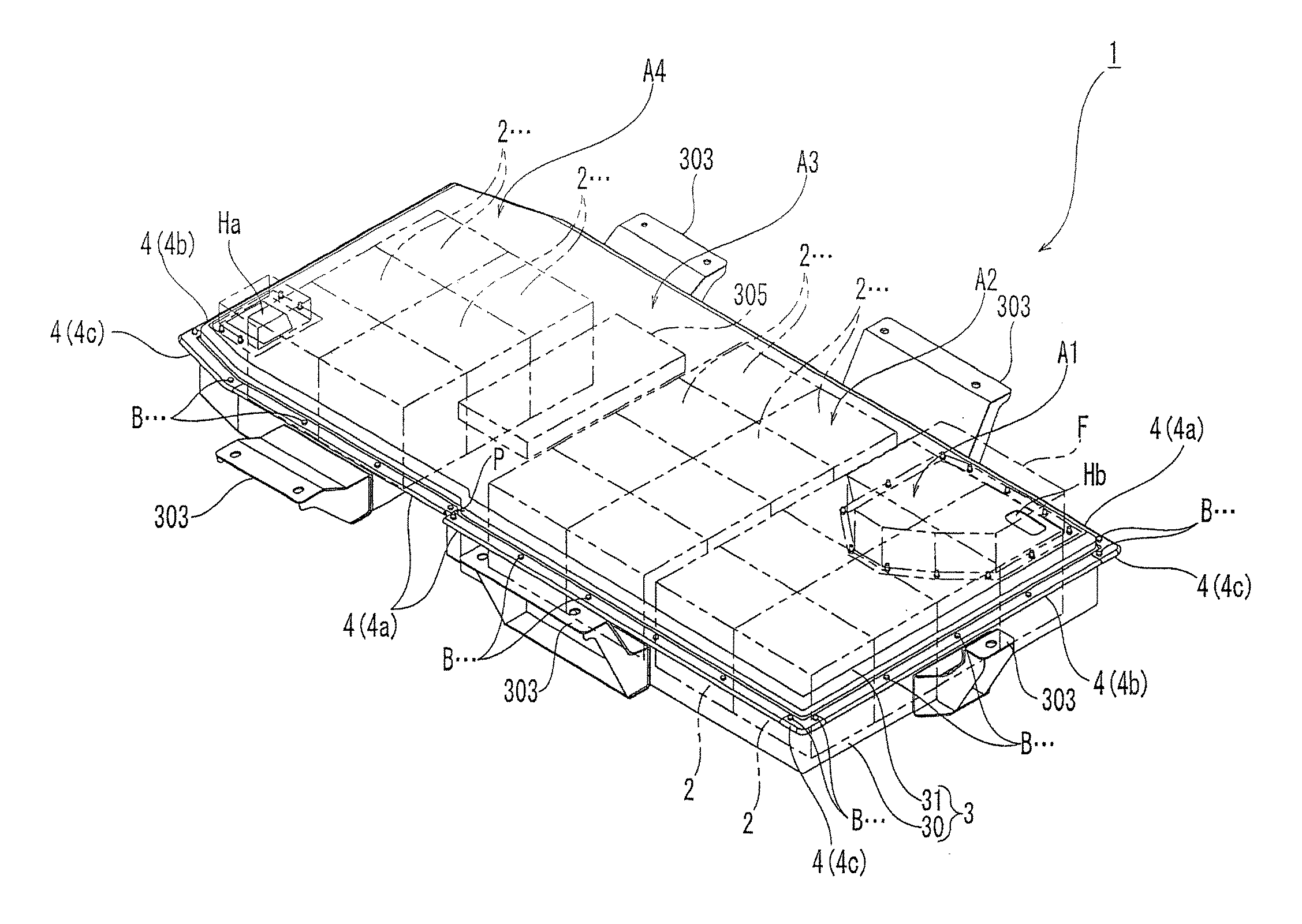 Battery pack and electrically powered vehicle provided with same