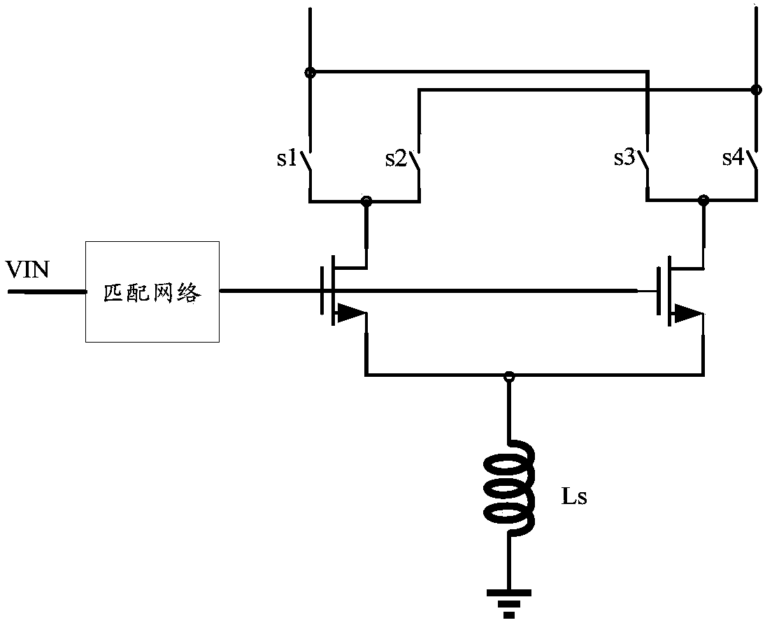Low noise amplifying circuit and radio frequency receiving front end circuit