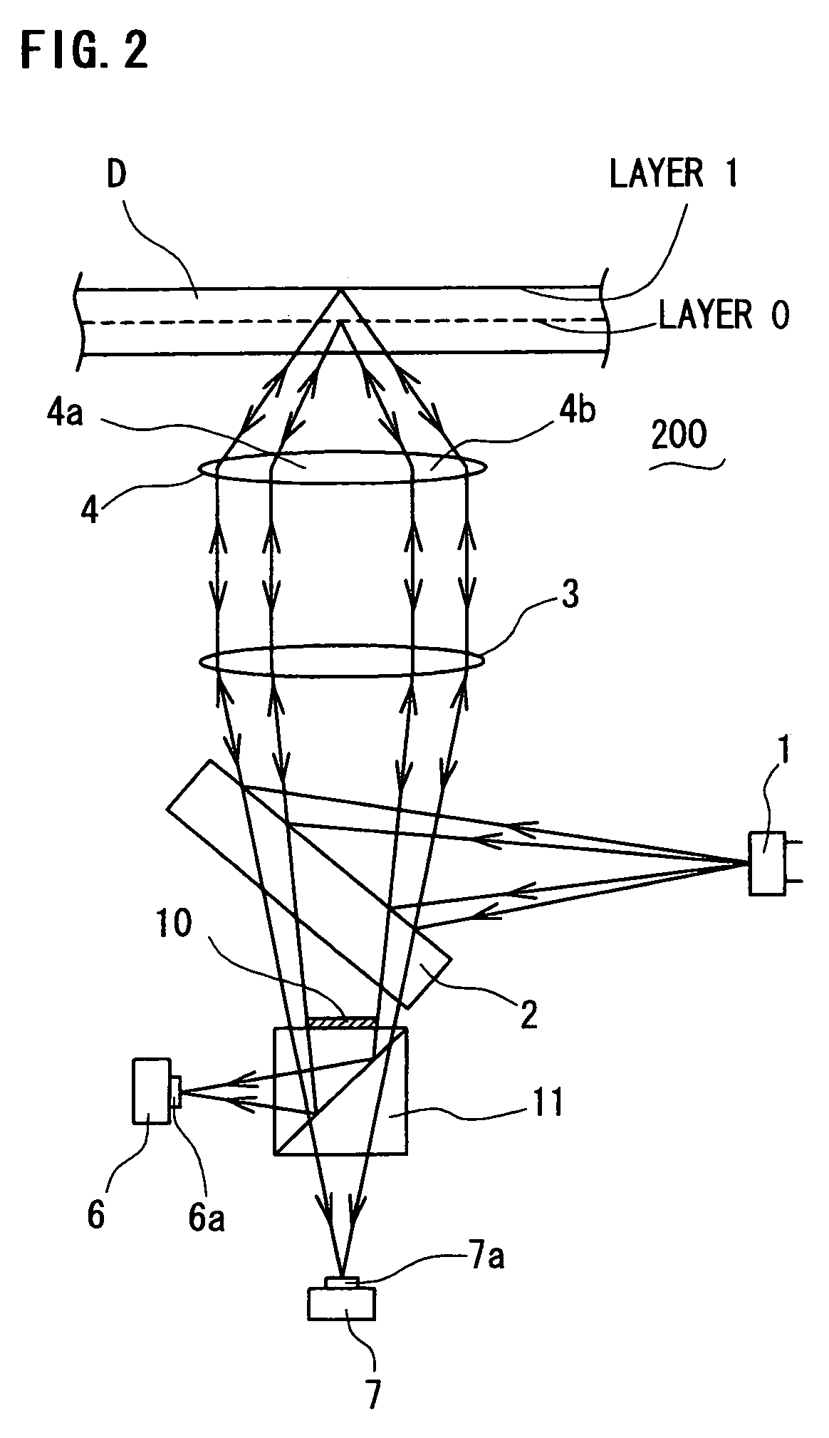 Optical pickup device and optical disk playback device provided therewith