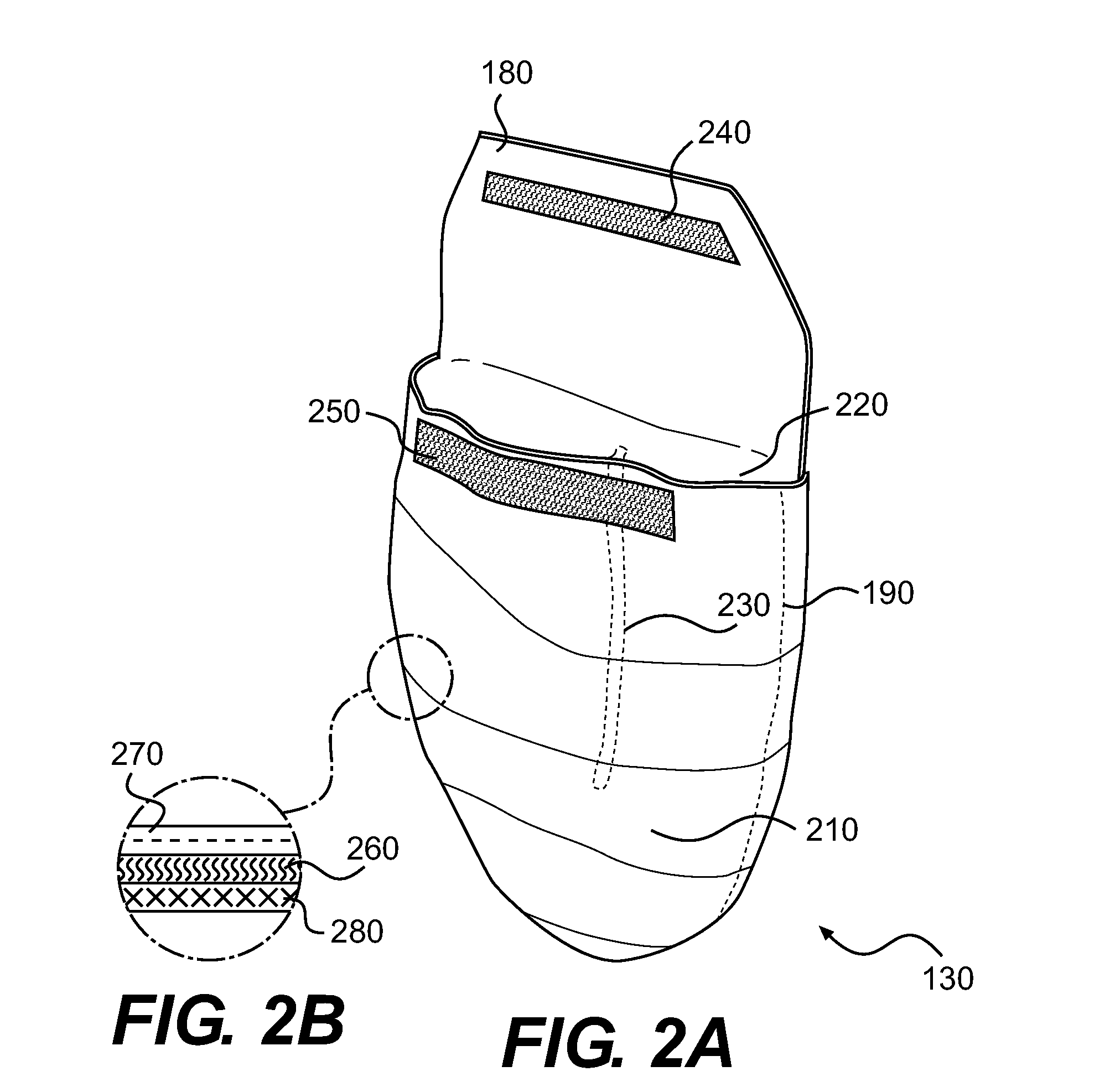 Male incontinence absorbent pouch