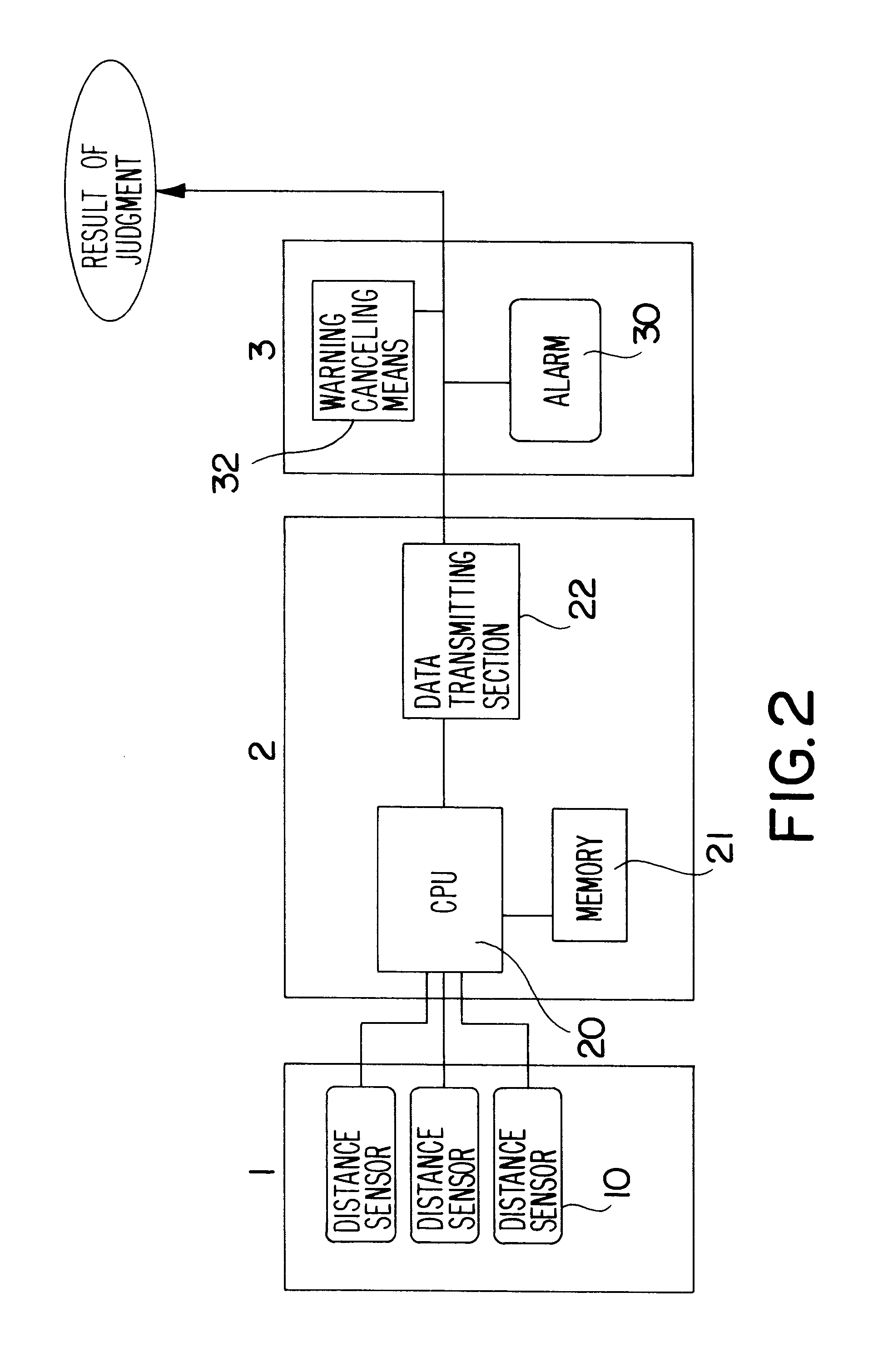 Condition detecting system and method