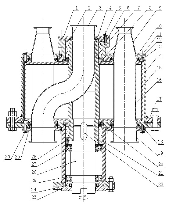 Integrated multidirectional distribution valve for liquid delivery