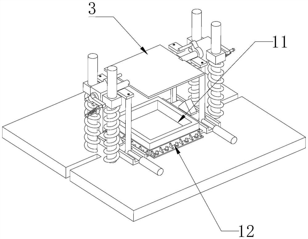 Aluminum mold compressing device for machining of aluminum plate