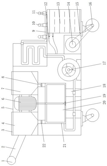 Fertilizer spreading device for crop planting