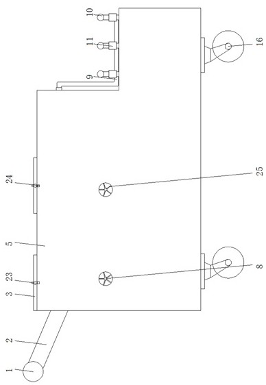 Fertilizer spreading device for crop planting