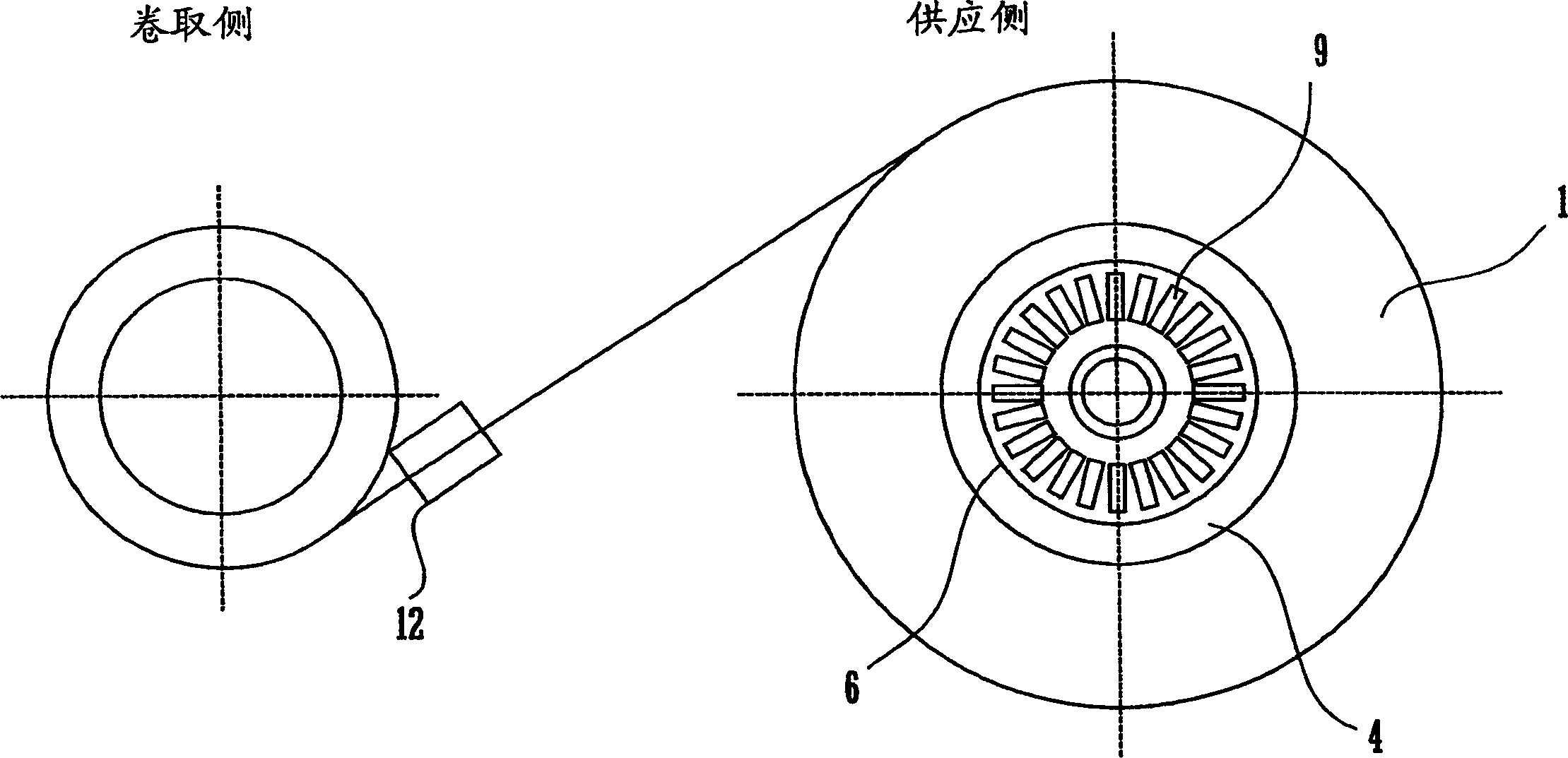 A ink ribbon unit with supporting device and image printing equipment
