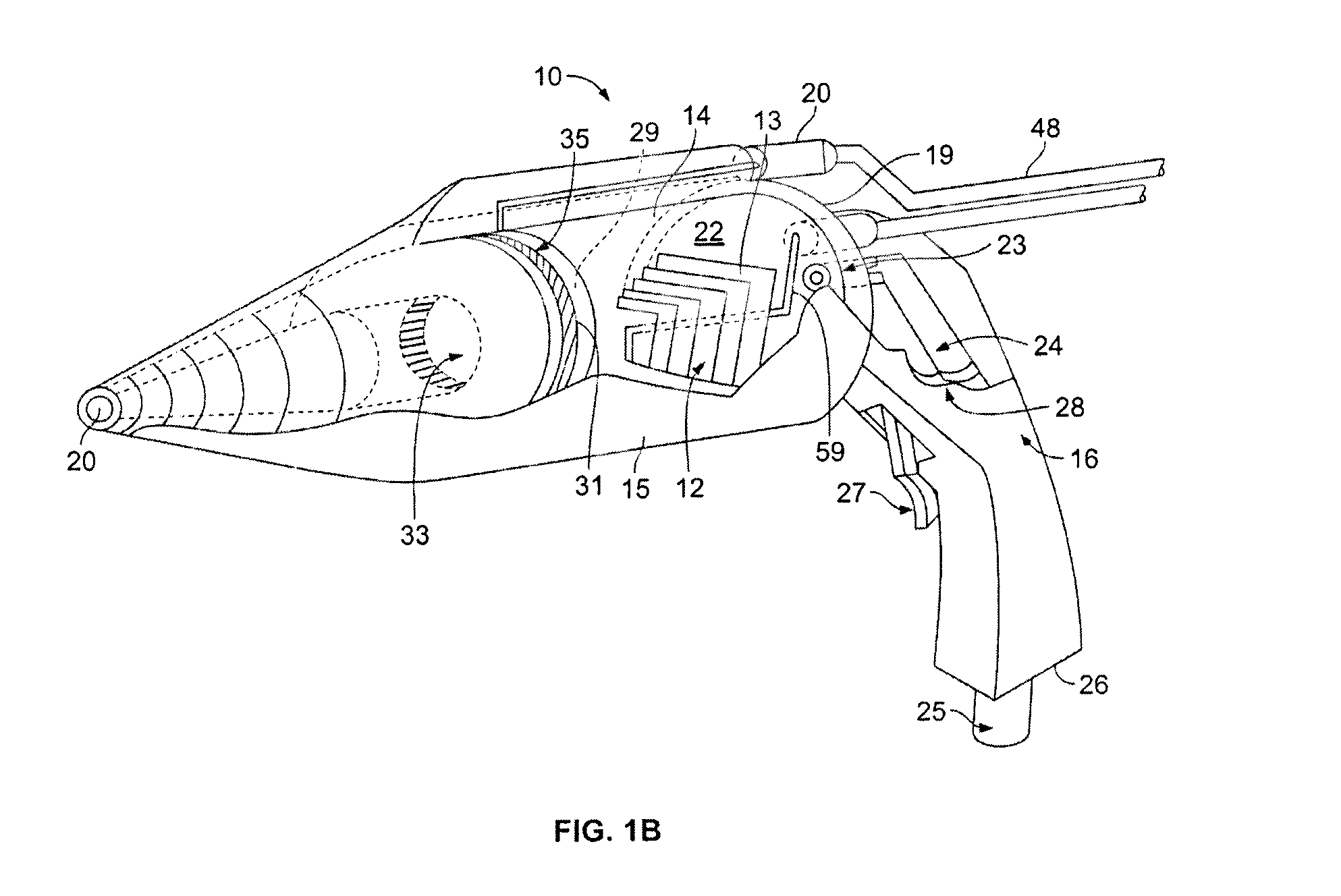 Cold plasma treatment devices and associated methods