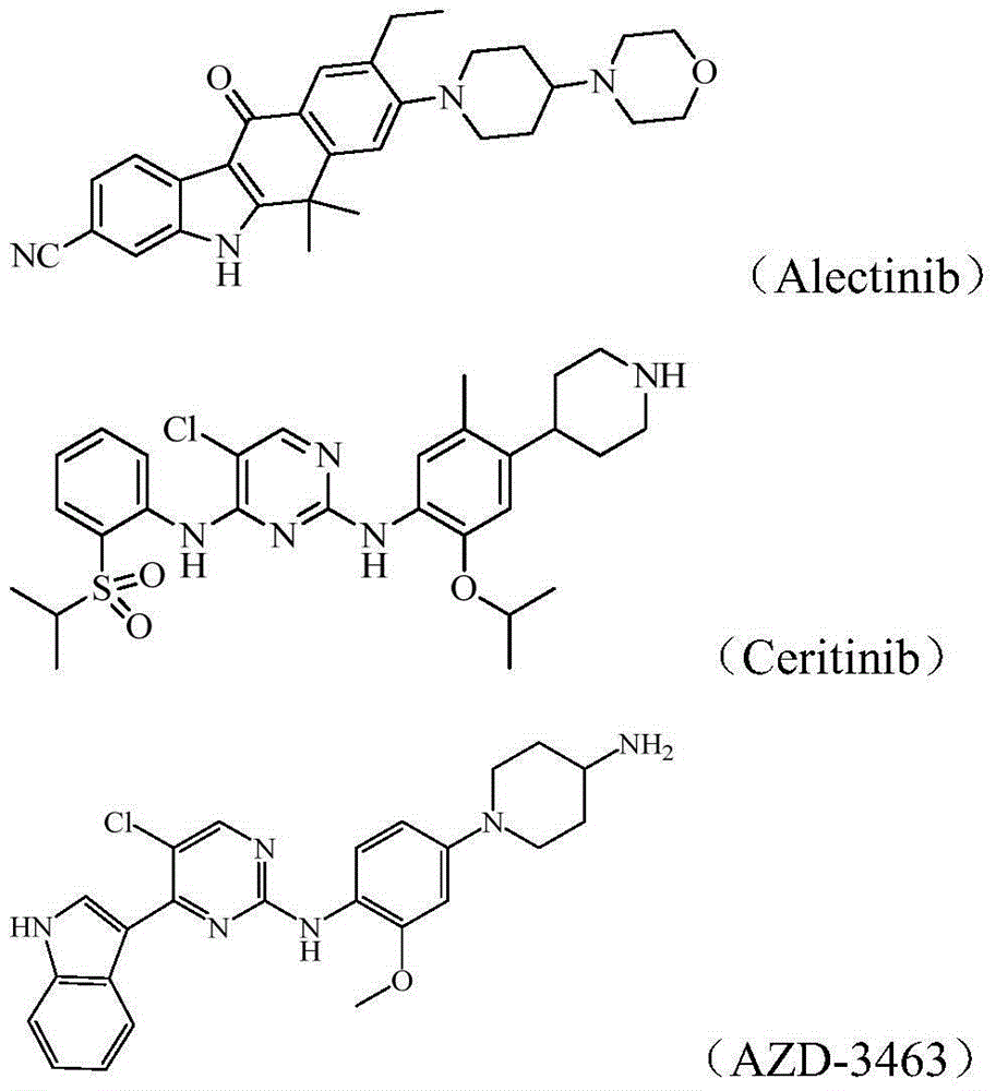 Pyrimidine derivative type anaplastic lymphoma kinase inhibitor