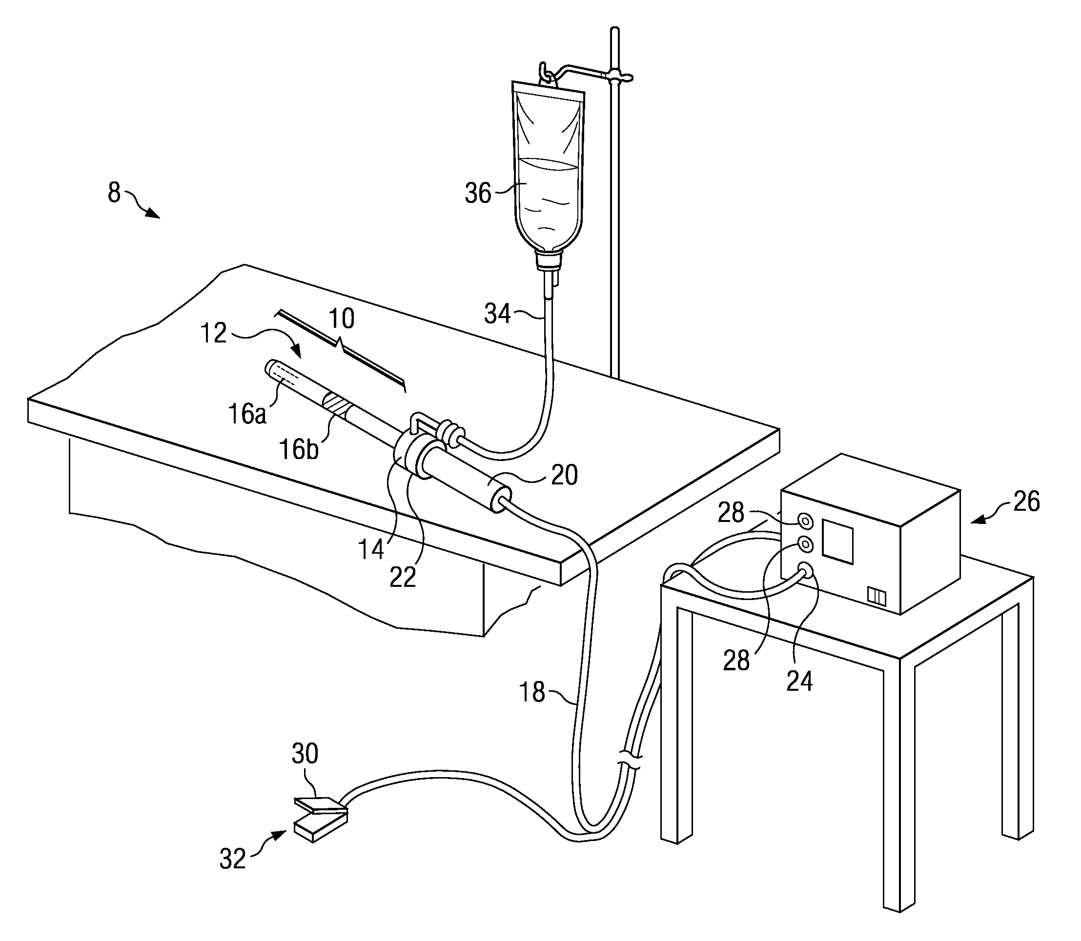 Electrosurgical system and method for treating chronic wound tissue