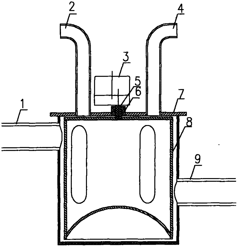 Condensate drain water seal for low space air conditioning units